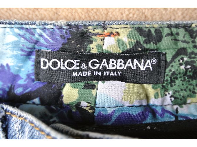 Pantalones vaqueros azules Dolce & Gabbana - vista 5