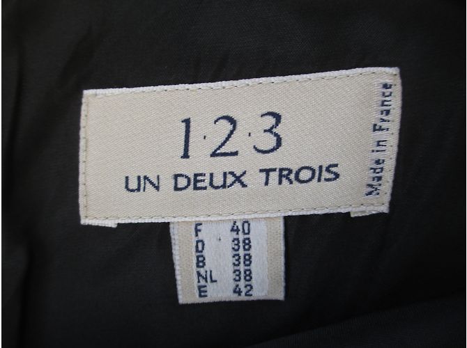 Autre Marque Schwarzes Polyesterkleid Größe 40 - Ansicht 6