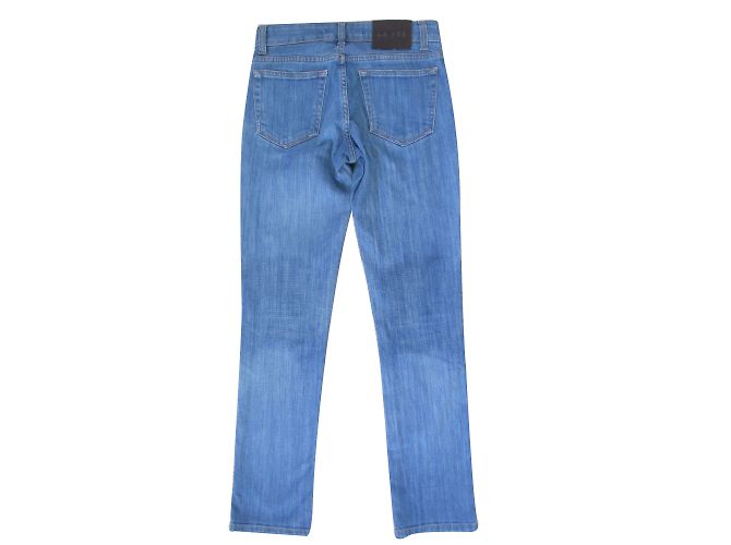 La Fée Maraboutée Jeans Blau Baumwolle Gerade Schnitt Gr. 36 - Ansicht 2