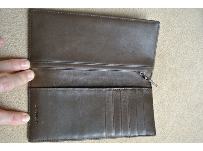 Givenchy Leather Wallet Brown - view 3