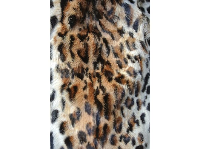 Autre Marque Abrigo de piel estampado leopardo Estampado de leopardo - Ansicht 4