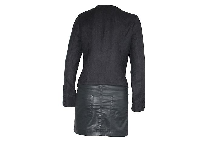 Sandro Black Wool Jacket Size 40 - view 2