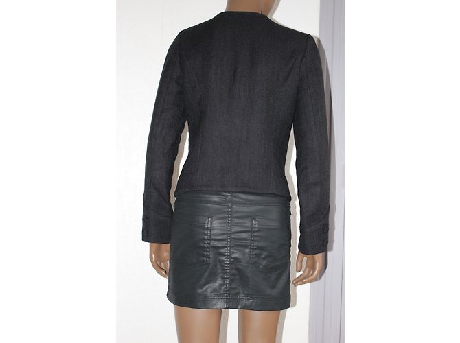 Sandro Black Wool Jacket Size 40 - view 3