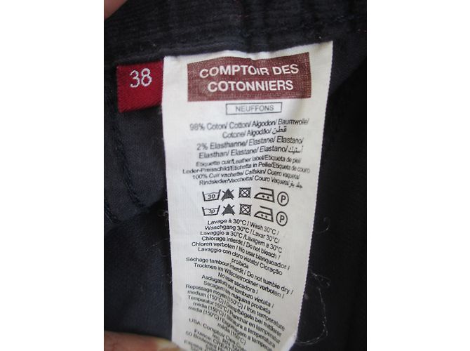 Comptoir Des Cotonniers Neuffons Pantalones de Algodón Ciruela - vista 6