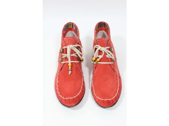 Autre Marque Bottines Tamaris en daim corail taille 40 - vue 6