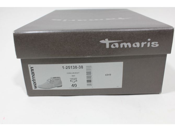 Autre Marque Bottines Tamaris en daim corail taille 40 - vue 9