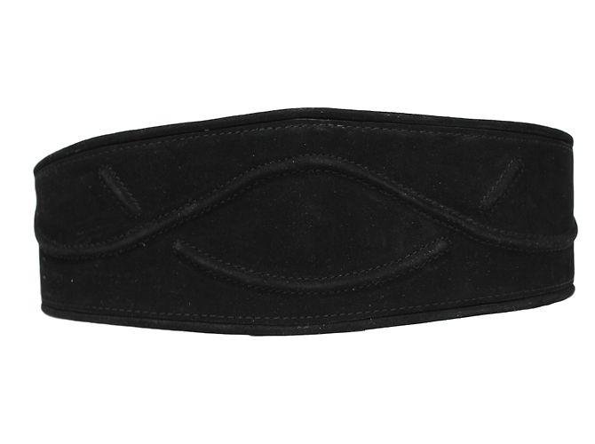 Autre Marque Bocage Black Suede Belt Size 95 - view 2