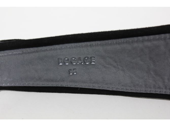 Autre Marque Bocage Black Suede Belt Size 95 - view 3