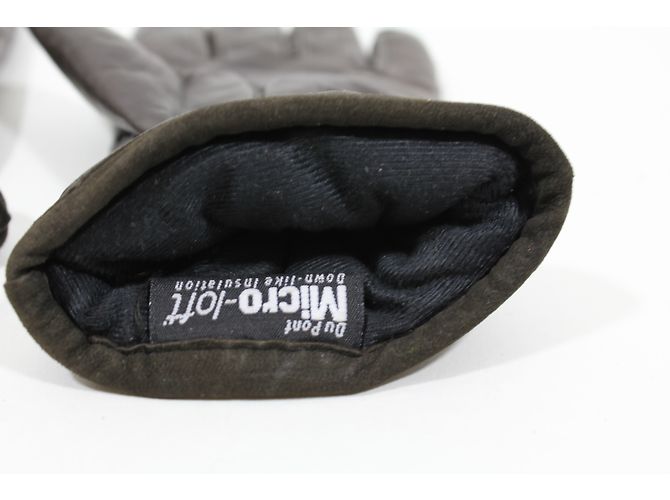 Autre Marque Braune Lederhandschuhe Größe M - Ansicht 4
