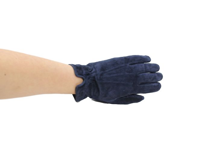 Autre Marque Boboki Handschuhe aus Wildleder Mitternachtsblau Größe 7 - Ansicht 4