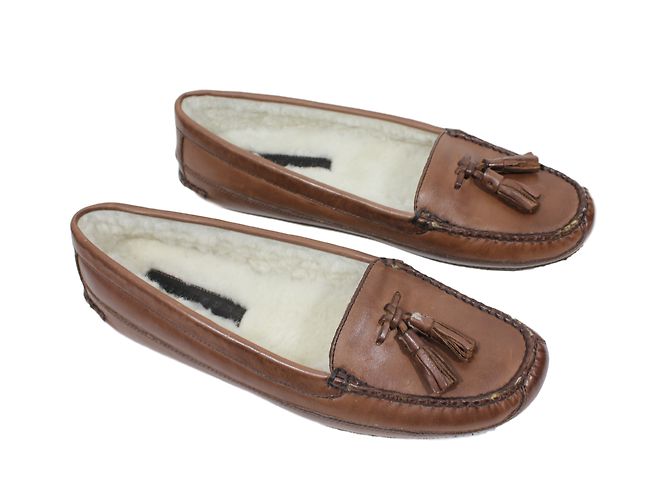 Mocassini Fairmount in pelle marrone - vista 2