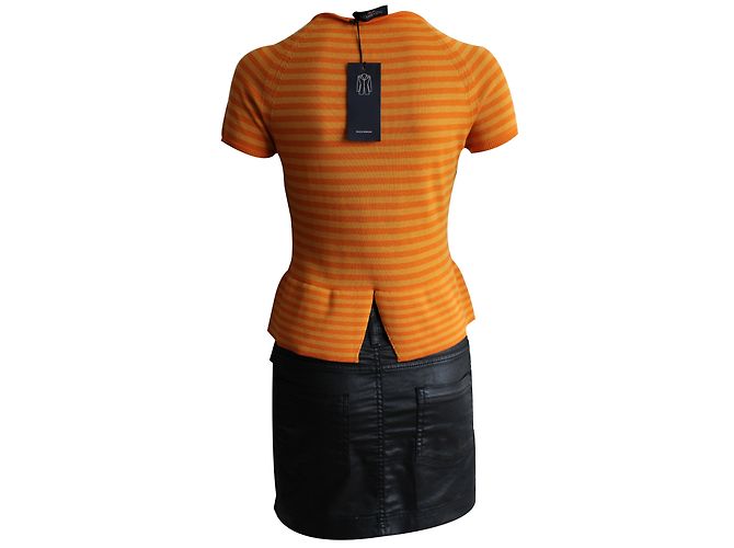 Camiseta Piazza Sempione de algodón naranja - vista 2