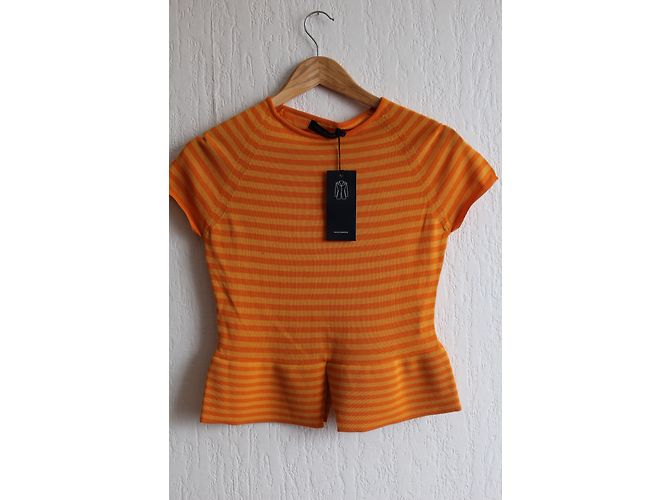 Camiseta Piazza Sempione de algodón naranja - vista 4