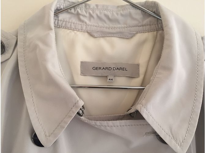 Gerard Darel Trenchcoat Weiß Polyester - Ansicht 2