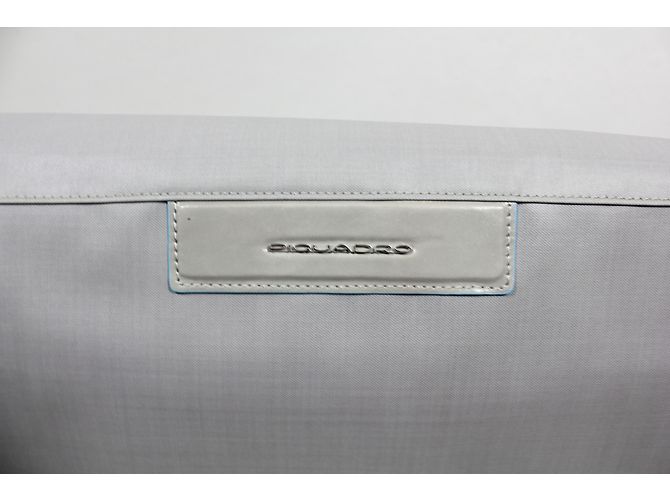Autre Marque Borsa Satchel Piquadro in tela grigia - vista 16