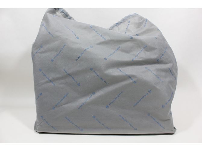 Autre Marque Borsa Satchel Piquadro in tela grigia - vista 18