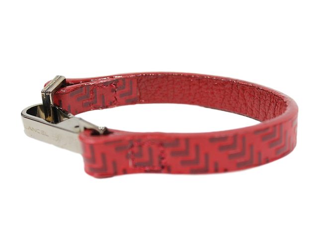 Pulseira Lancel de couro vermelho - vista 2