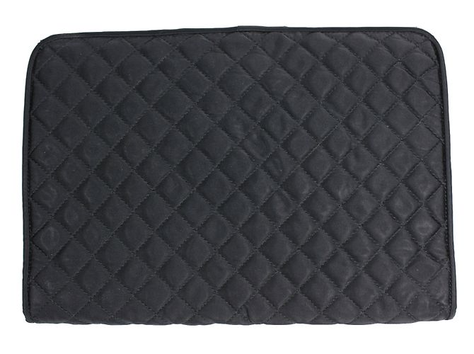 Pochette Laurèl in tessuto nero - vista 2