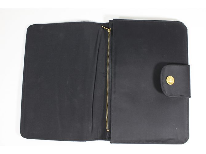 Pochette Laurèl in tessuto nero - vista 3