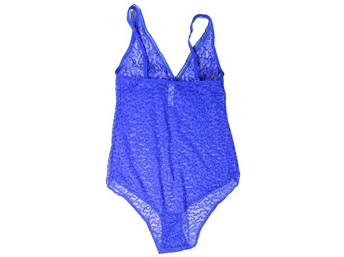 Autre Marque Princesse Tam Tam Body de encaje azul eléctrico - vista 2