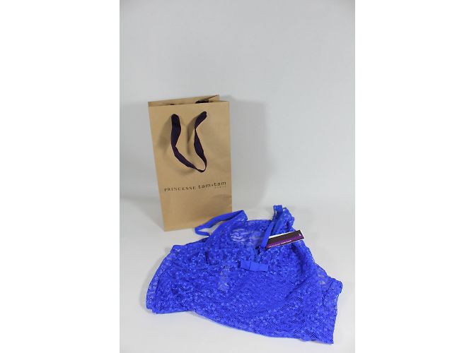 Autre Marque Princesse Tam Tam Body de encaje azul eléctrico - vista 4