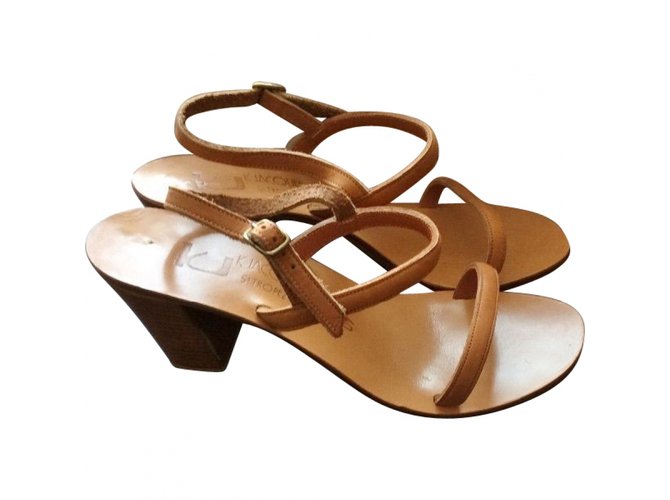 K Jacques Sandalen Karamell - Ansicht 2