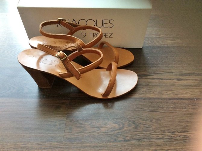 K Jacques Sandalen Karamell - Ansicht 3