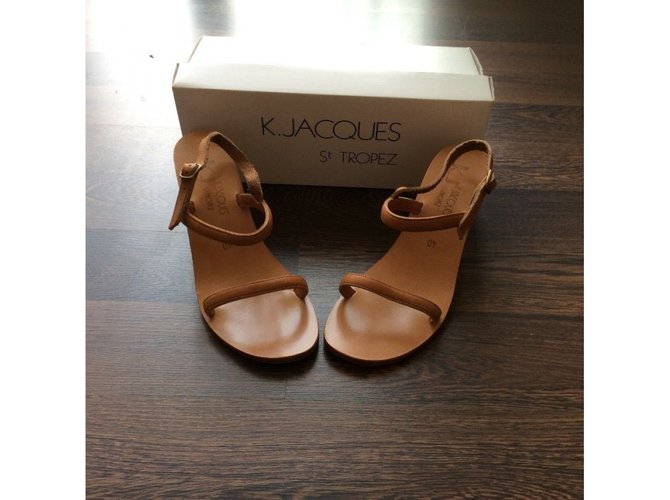 K Jacques Sandalen Karamell - Ansicht 4