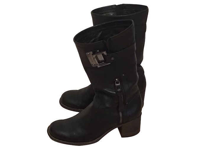 Botas Barbara Bui de cuero negro - vista 2