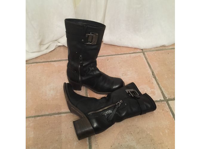 Botas Barbara Bui de cuero negro - vista 3