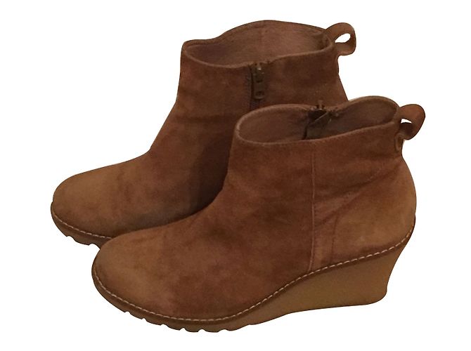 Autre Marque Cosmo Paris Stiefeletten Nubuk Cognac - Ansicht 2