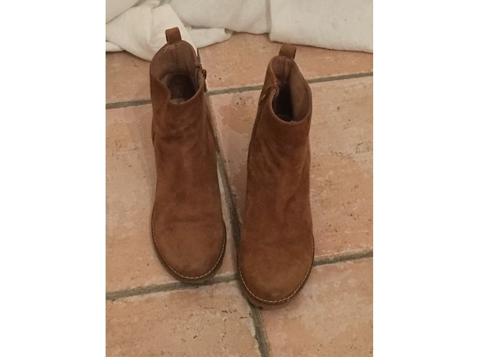 Autre Marque Cosmo Paris Stiefeletten Nubuk Cognac - Ansicht 3