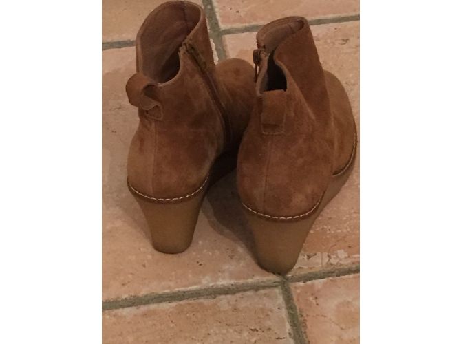 Autre Marque Cosmo Paris Stiefeletten Nubuk Cognac - Ansicht 8