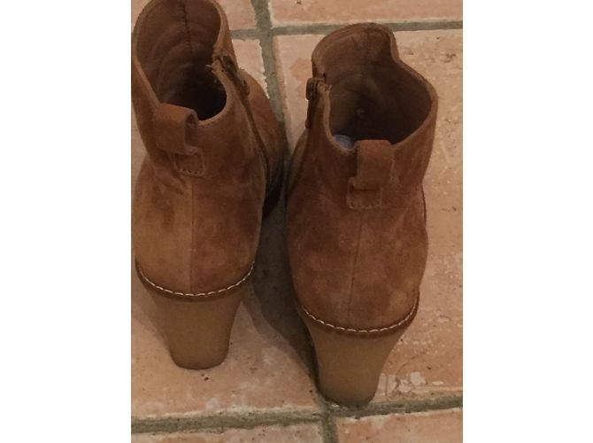 Autre Marque Cosmo Paris Stiefeletten Nubuk Cognac - Ansicht 9
