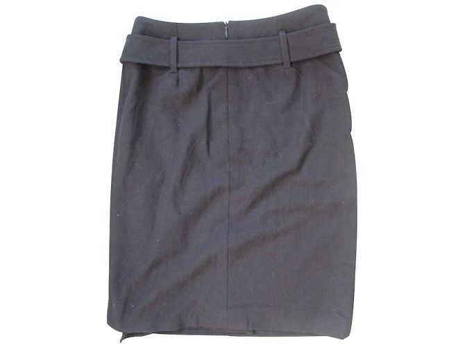 Falda marrón Pablo De Gerard Darel de poliéster talla 36 Castaño - vista 2