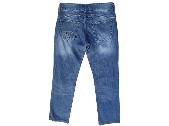 Jeans Ikks Regular Blu in Cotone Taglia 27 - vista 2