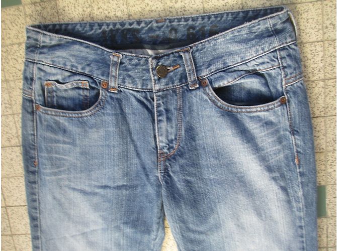 Jeans Ikks Regular Blu in Cotone Taglia 27 - vista 3