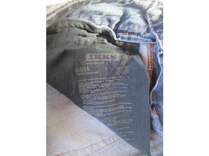 Jeans Ikks Regular Blu in Cotone Taglia 27 - vista 4
