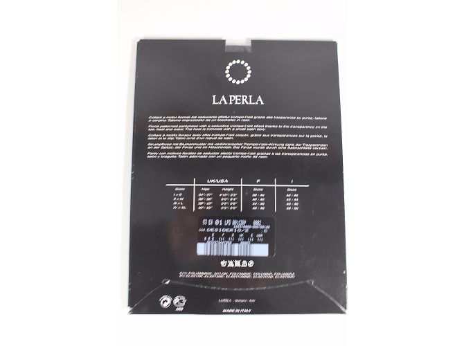 La Perla Collant Desiderio Neri Floreali Nero - vista 4