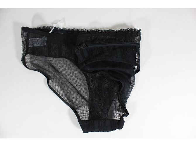 Christian Dior Höschen aus schwarzer Spitze Größe 40 - Ansicht 6