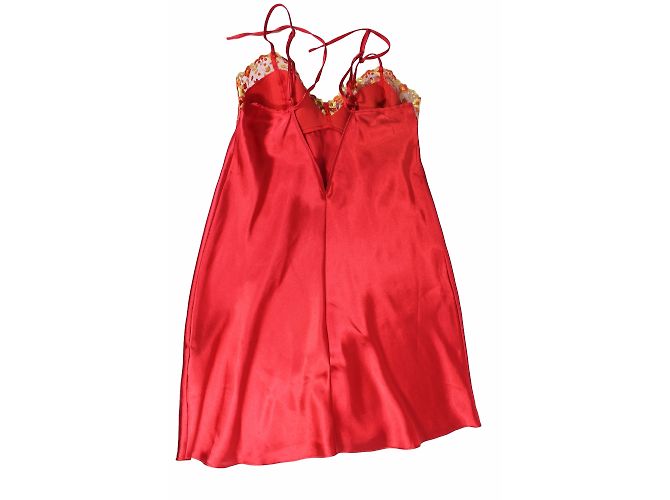 Autre Marque Etam Babydoll in Rot mit Spitze Größe 40 - Ansicht 2