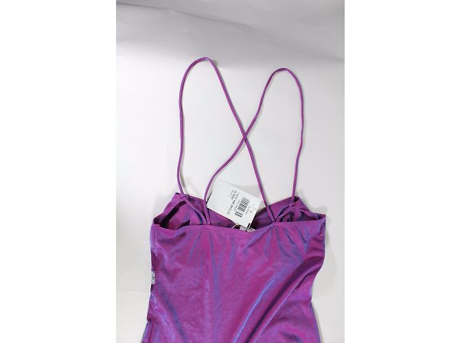 Autre Marque Babydoll Kookai Estampado de Uva Fucsia - vista 3