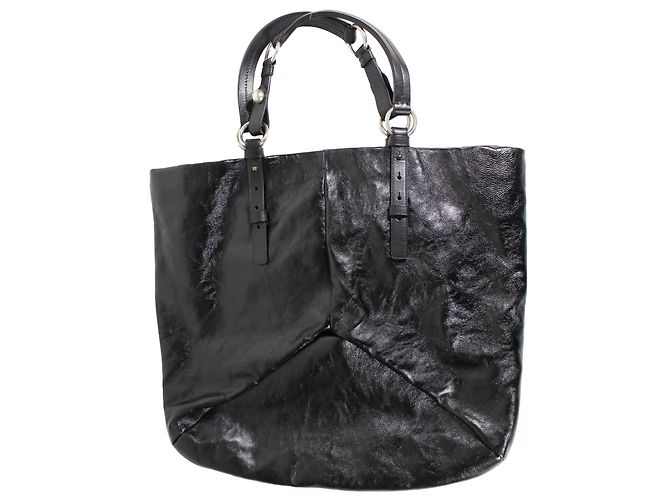 Yves Saint Laurent Tote in pelle marrone - vista 2