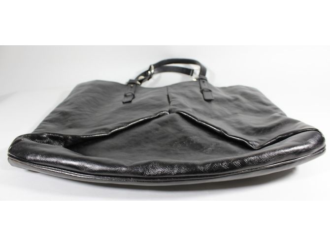 Yves Saint Laurent Tote in pelle marrone - vista 5