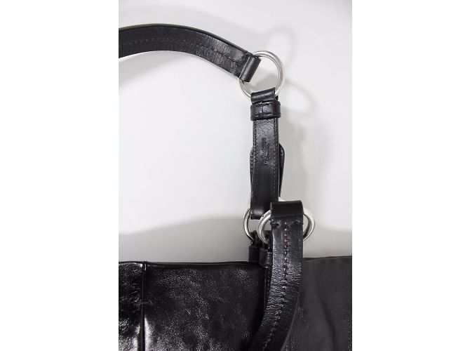 Yves Saint Laurent Tote in pelle marrone - vista 7