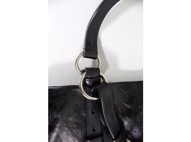 Yves Saint Laurent Tote in pelle marrone - vista 8
