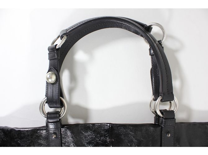Yves Saint Laurent Tote in pelle marrone - vista 9