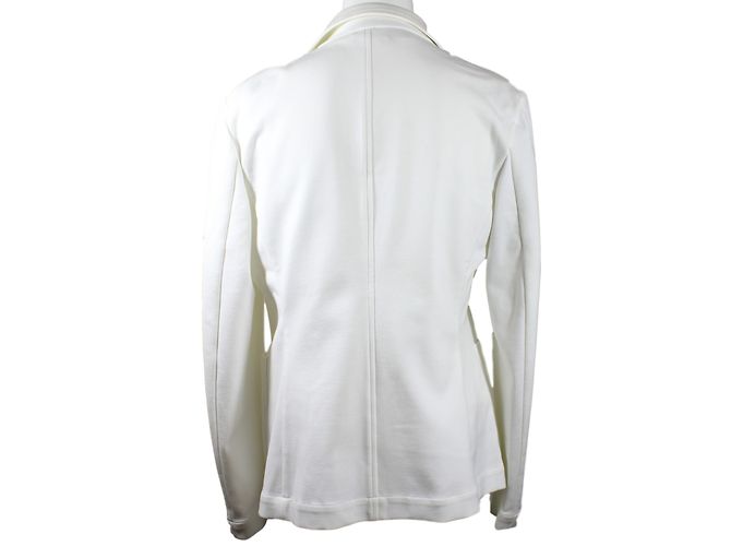 Blazer Fay Blanco de Algodón con Chaleco Extraíble - vista 2