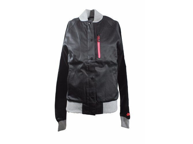 Giacca Nike Nera in Cotone M Nero - vista 4