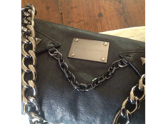 Sac à Main Pierre Balmain Speedy Vintage - Toile Monogramme Et Cuir - État Parfait